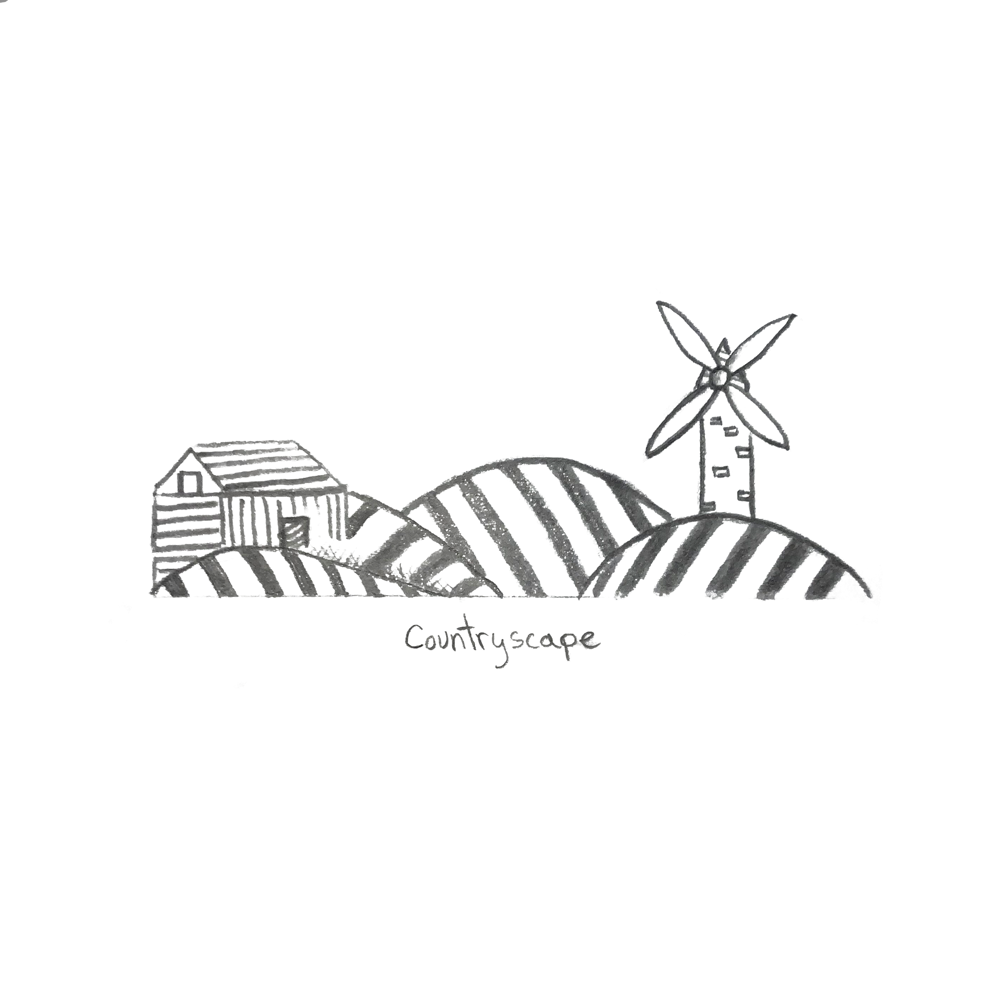 A peaceful countryscape